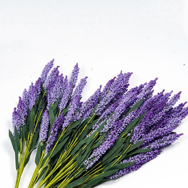 12 heads/bouquet romantic provence artificial flower lavender bouquet for wedding home decoration bride wreath fake flower
12 heads/bouquet romantic provence artificial flower lavender bouquet for wedding home decoration bride wreath fake flower
