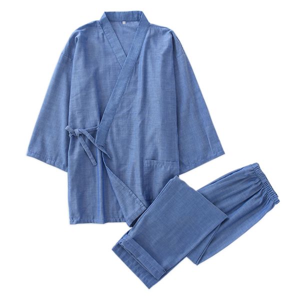 100% cotton kimono men robe pajamas sets simple short sleeve japanese robe trousers for male plus size xl pyjamas robes, Black;brown
100% cotton kimono men robe pajamas sets simple short sleeve japanese robe trousers for male plus size xl pyjamas robes, Black;brown