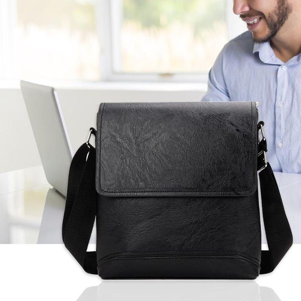 casual pu leather handbag solid men square shoulder messenger bags large capacity flap zipper splicing crossbody bags
casual pu leather handbag solid men square shoulder messenger bags large capacity flap zipper splicing crossbody bags