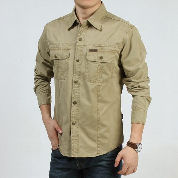 MarchWind Male Casual Long Sleeve Shirt Autumn Military Men's Business Shirt Regular Brand Field Jeep Men Slim Clothing Plus Size
MarchWind Male Casual Long Sleeve Shirt Autumn Military Men's Business Shirt Regular Brand Field Jeep Men Slim Clothing Plus Size