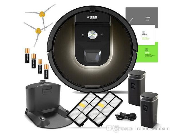 Official iRobot Roomba 980 Robotic Vacuum Cleaner with Wi-Fi Connectivity Manufacturer Warranty Extra Sidebrush and Extra Filter Online
Official iRobot Roomba 980 Robotic Vacuum Cleaner with Wi-Fi Connectivity Manufacturer Warranty Extra Sidebrush and Extra Filter Online