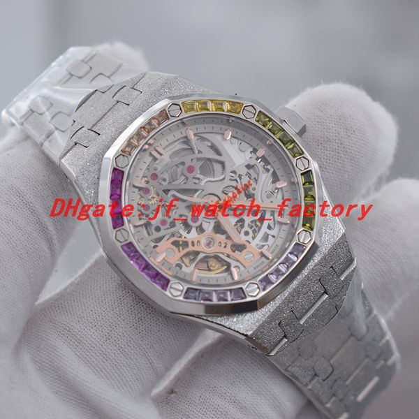 new rainbow diamond bezel women watches frost gold skeleton dial automatic watch mechanical movement 37mm a lady wristwatch, Slivery;brown
new rainbow diamond bezel women watches frost gold skeleton dial automatic watch mechanical movement 37mm a lady wristwatch, Slivery;brown