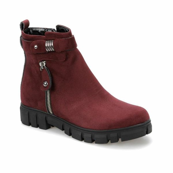 flo aksin31z burgundy women 's boots butigo, Black