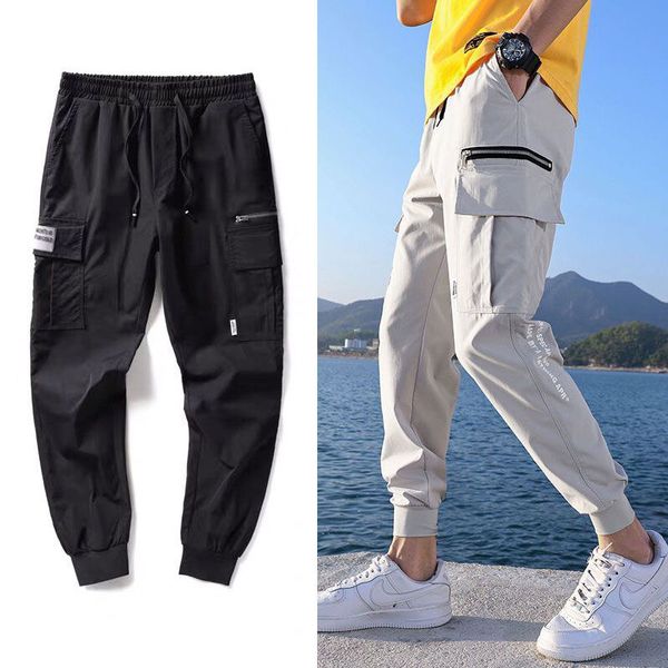 elastic waist cargo pants men's summer korean versatile male ankle banded pants large size 5xl casual sports pants black white
elastic waist cargo pants men's summer korean versatile male ankle banded pants large size 5xl casual sports pants black white