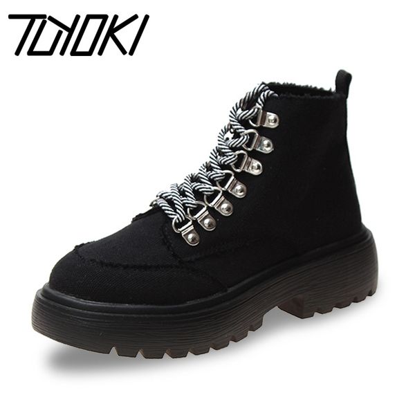 tuyoki ankle boots for women fashion platform winter shoes women casual winter boots lace up flats female zapatos size 35-40, Black
tuyoki ankle boots for women fashion platform winter shoes women casual winter boots lace up flats female zapatos size 35-40, Black
