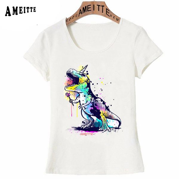 funny dinosaur t-rex print t-shirt summer fashion women t-shirt harajuku cartoon design girl ameitte woman casual tees, White
funny dinosaur t-rex print t-shirt summer fashion women t-shirt harajuku cartoon design girl ameitte woman casual tees, White