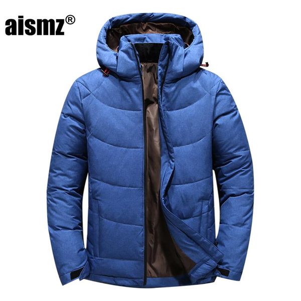 aismz 2019 new men winter duck down male parkas jacket coats solid hooded casual outwear jaqueta masculina winter down coat, Black
aismz 2019 new men winter duck down male parkas jacket coats solid hooded casual outwear jaqueta masculina winter down coat, Black