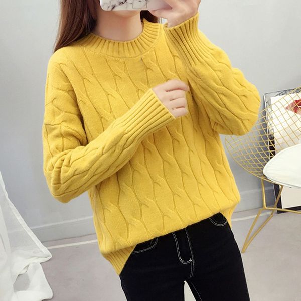 winter fashion thick knitted jumper sweater o-neck loose warm bottom casual female womens long sleeve blusas pullove, White;black
winter fashion thick knitted jumper sweater o-neck loose warm bottom casual female womens long sleeve blusas pullove, White;black