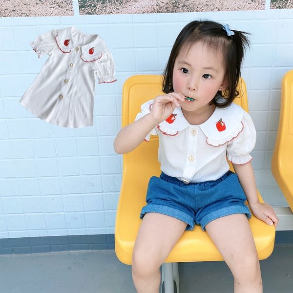 8053 girls summer pure cotton baby embroidery cloth stick baby collar shirt embroidered shirt short sleeve top, White;black
8053 girls summer pure cotton baby embroidery cloth stick baby collar shirt embroidered shirt short sleeve top, White;black