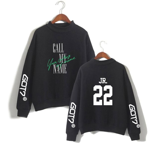 got7 jr 22 kpop high collar hoodies men women capless sweatshirts harajuku long sleeve hoodie pullover plus size 4xl, Black
got7 jr 22 kpop high collar hoodies men women capless sweatshirts harajuku long sleeve hoodie pullover plus size 4xl, Black