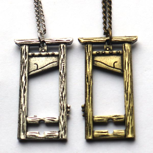 ancient silver bronze goth guillotine gothic necklace french vintage jewelry accessories new arrival
ancient silver bronze goth guillotine gothic necklace french vintage jewelry accessories new arrival
