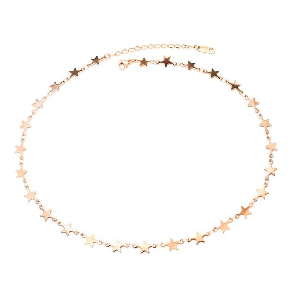 fashion stainless steel choker necklaces for women personalized rose gold color pentagram star collar necklace 2020 new designs, Golden;silver
fashion stainless steel choker necklaces for women personalized rose gold color pentagram star collar necklace 2020 new designs, Golden;silver