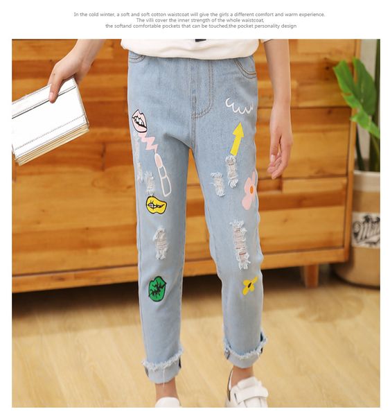 influx of people fashion children's clothing spring and autumn new wholesale new girls loose jeans korean trousers children's pa, Blue
influx of people fashion children's clothing spring and autumn new wholesale new girls loose jeans korean trousers children's pa, Blue