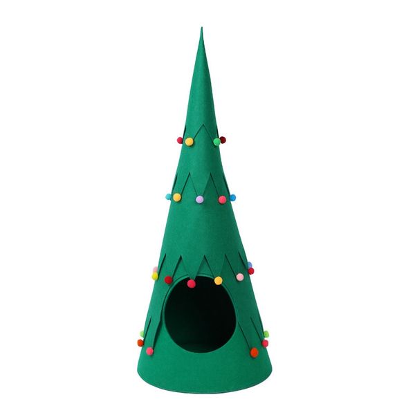 christmas tree pet nest fun safe and comfortable felt material green pet supplies
christmas tree pet nest fun safe and comfortable felt material green pet supplies