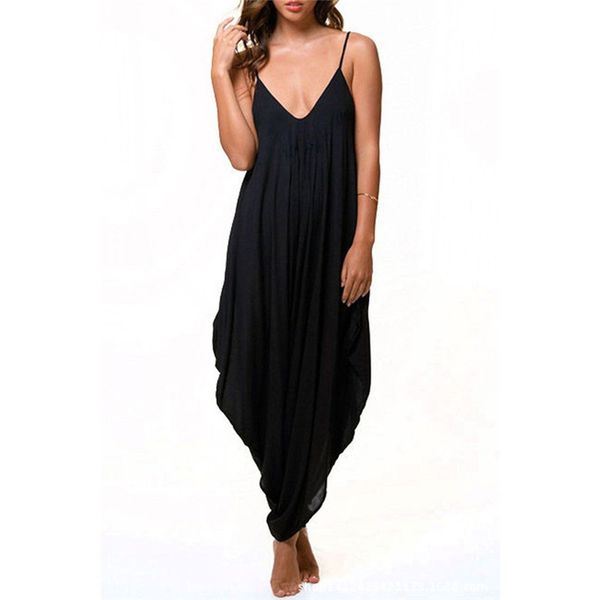 women's jumpsuits & rompers summer overalls women harem romper elegant fashion ropa mujer long playsuit macacao feminino jumpsuit body, Black;white
women's jumpsuits & rompers summer overalls women harem romper elegant fashion ropa mujer long playsuit macacao feminino jumpsuit body, Black;white