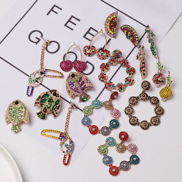 jujia jewelry new glass rhinestone dangle crystal earring women's fashion gold color gem earrings gift, Silver
jujia jewelry new glass rhinestone dangle crystal earring women's fashion gold color gem earrings gift, Silver