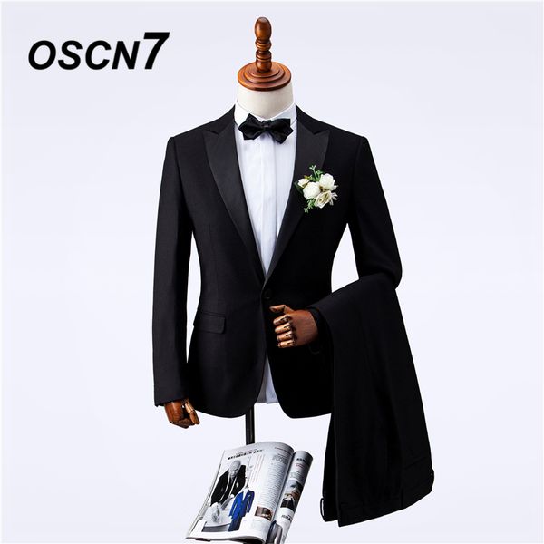 oscn7 black wedding tailor made suits men lapel party mens suits slim fit leisure custom made suit zm-371, White;black
oscn7 black wedding tailor made suits men lapel party mens suits slim fit leisure custom made suit zm-371, White;black