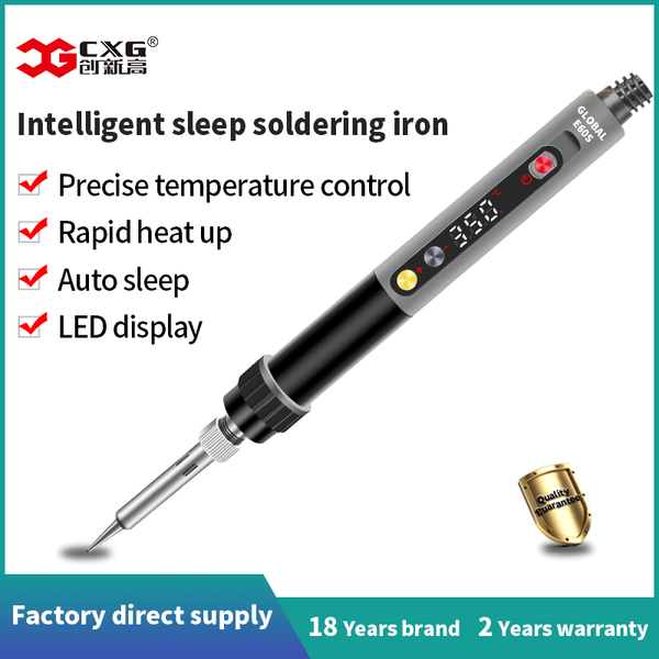 cxg e60s intelligent sleep digital display thermostat electric soldering iron welding solder iron rework station accessories
cxg e60s intelligent sleep digital display thermostat electric soldering iron welding solder iron rework station accessories