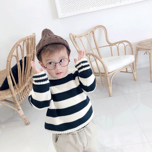 children's plush sweater autumn and winter new korean girls striped knitwear children's wear boy's pullover baby sweater stri, Blue
children's plush sweater autumn and winter new korean girls striped knitwear children's wear boy's pullover baby sweater stri, Blue