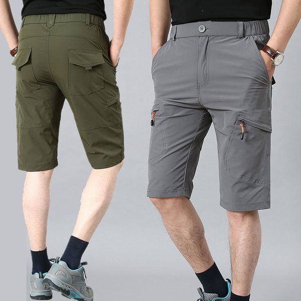 outdoor shorts summer quick-drying men thin half trousers loose elastic pockets hiking fishing leisure m-6xl, Brown;gray
outdoor shorts summer quick-drying men thin half trousers loose elastic pockets hiking fishing leisure m-6xl, Brown;gray