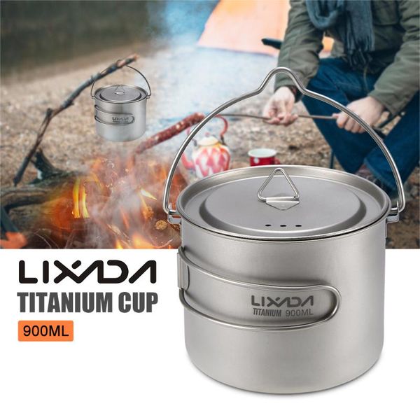 lixada portable hanging camping pot 900ml titanium cup pot water cup with lid foldable handle picnic outdoor cookware tableware
lixada portable hanging camping pot 900ml titanium cup pot water cup with lid foldable handle picnic outdoor cookware tableware