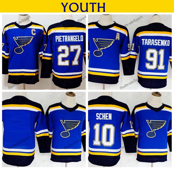 2018 youth st. louis blues 91 vladimir tarasenko 27 alex pietrangelo 10 brayden schenn hockey jersey kids blue stitched jerseys, Black;red
2018 youth st. louis blues 91 vladimir tarasenko 27 alex pietrangelo 10 brayden schenn hockey jersey kids blue stitched jerseys, Black;red