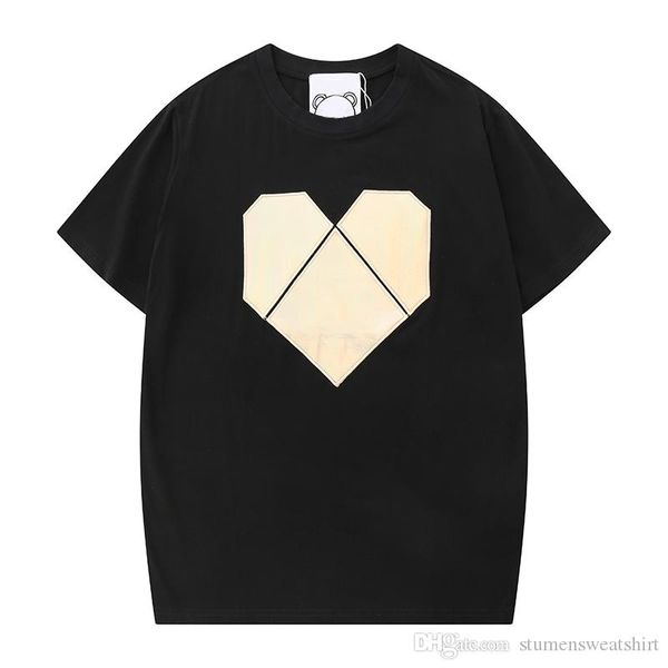 mens womens designer tshirt moschinos fashion high end brand t-shirt love metal color splice patchwork pattern street casual wild tshirt, White;black
mens womens designer tshirt moschinos fashion high end brand t-shirt love metal color splice patchwork pattern street casual wild tshirt, White;black