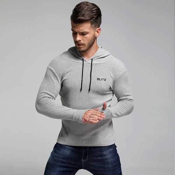 2018 black men running t-shirts hooded slim long sleeve t-shirt striped training sport workout fitness soccer jersey, Black;blue
2018 black men running t-shirts hooded slim long sleeve t-shirt striped training sport workout fitness soccer jersey, Black;blue