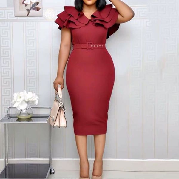 selling european and american cross-border african ruffle hip ol short-sleeved dress african womens dress, White;black
selling european and american cross-border african ruffle hip ol short-sleeved dress african womens dress, White;black