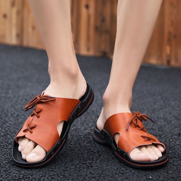 men slippers 2019 summer fashion lace-up man shoes breathable men beach slippers flip flops zapatos de hombre, Black
men slippers 2019 summer fashion lace-up man shoes breathable men beach slippers flip flops zapatos de hombre, Black