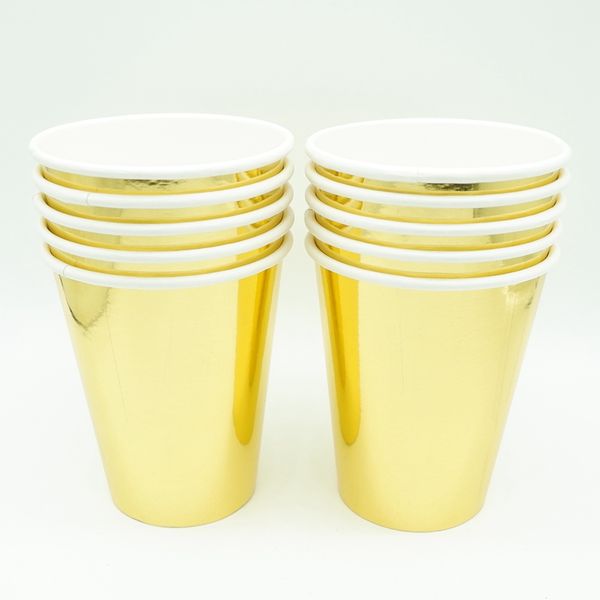 10pcs/set gold paper disposable tableware christmas birthday party paper plates cups carnival party supplies plastic straws
10pcs/set gold paper disposable tableware christmas birthday party paper plates cups carnival party supplies plastic straws