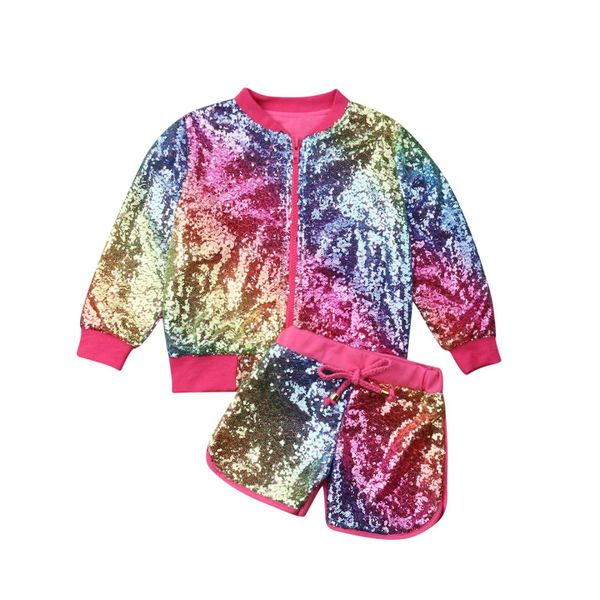 baby girls sequin zipper sportwear set long sleeve jacket coat+shorts casual outfits 1-6y, White
baby girls sequin zipper sportwear set long sleeve jacket coat+shorts casual outfits 1-6y, White