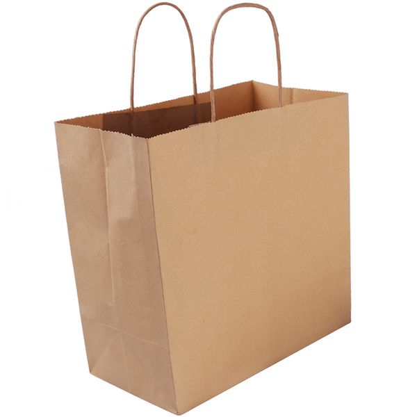 200pcs/lot blank kraft paper bags gifts wrapping only to guangzhou 25hx32x11cm boutique diy favors festival party
200pcs/lot blank kraft paper bags gifts wrapping only to guangzhou 25hx32x11cm boutique diy favors festival party