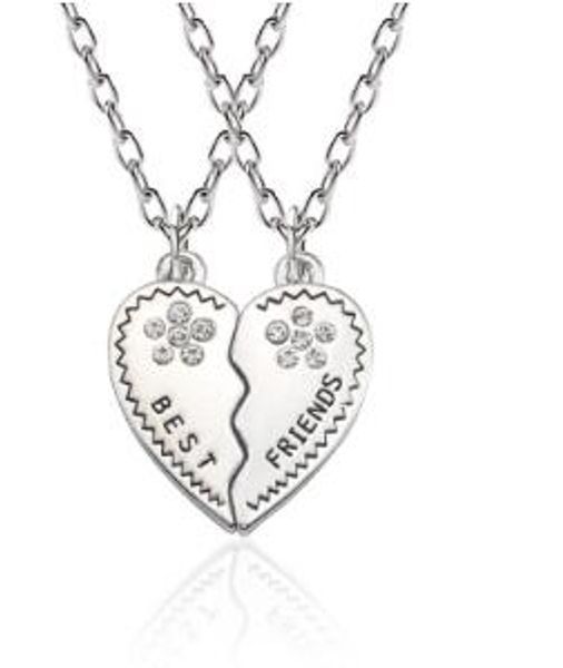 bff necklaces broken heart friend necklaces stitching heart necklace graduation gift collar for friendship children 2 pcs/set wl931, Silver
bff necklaces broken heart friend necklaces stitching heart necklace graduation gift collar for friendship children 2 pcs/set wl931, Silver