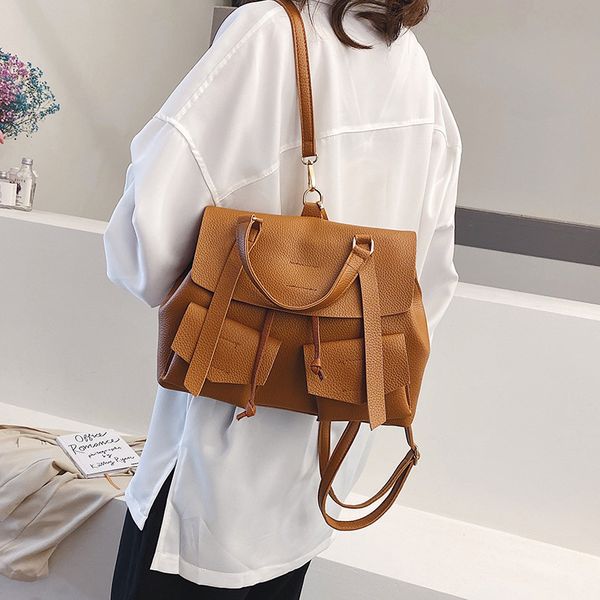 2020 new korean backpack women's casual fashion simple large capacity ladies backpack
2020 new korean backpack women's casual fashion simple large capacity ladies backpack