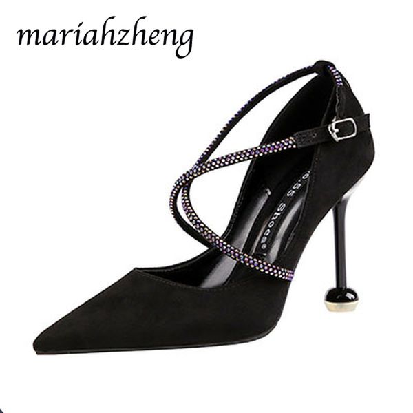 meriahzheng 10cm 2020 fashion pointed toe high heels nightclub was thin rhinestone sandals cross strap banquet women's shoes lsj, Black
meriahzheng 10cm 2020 fashion pointed toe high heels nightclub was thin rhinestone sandals cross strap banquet women's shoes lsj, Black