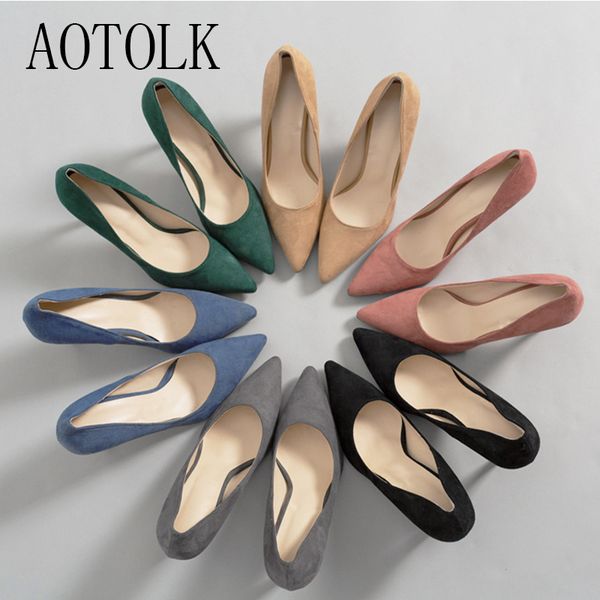 women high heels female shoes women pumps solid colorful slip on pointed toe brand dress shoes wedding 2020 new de, Black 
women high heels female shoes women pumps solid colorful slip on pointed toe brand dress shoes wedding 2020 new de, Black