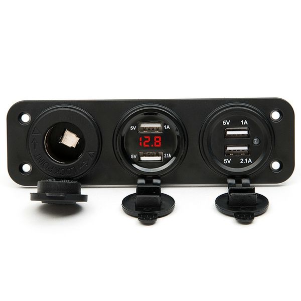 4 usb plug car motorcycle cigarette lighter socket car charger led digital display digital voltmeter 12v electric voltage meter
4 usb plug car motorcycle cigarette lighter socket car charger led digital display digital voltmeter 12v electric voltage meter