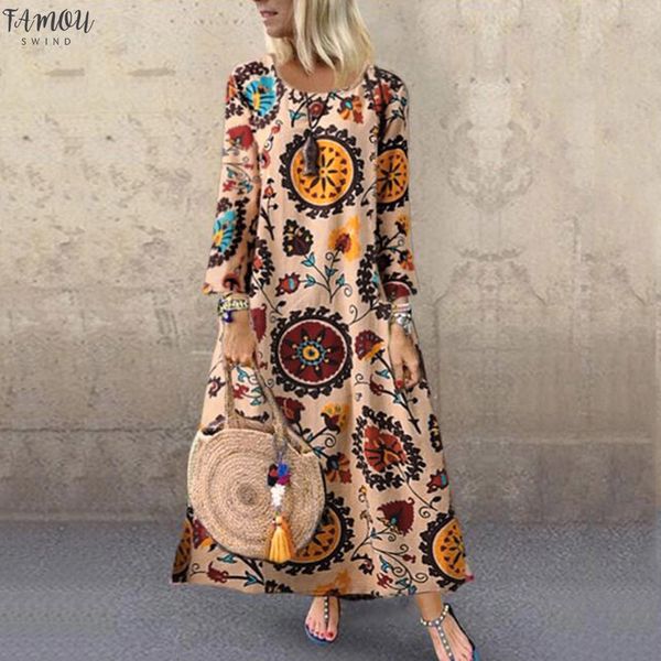 flower print maxi long dress women's casual long sleeve o-neck vintage robe longue femme ete jurken ropa mujer robe femme ropa, Black;gray
flower print maxi long dress women's casual long sleeve o-neck vintage robe longue femme ete jurken ropa mujer robe femme ropa, Black;gray