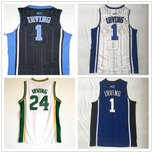 ncaa duke blue devils college jerseys #1 kyrie irving white blue st.patrick #24 irving basketball jerseys sport t-shirts fans tee #11, Black
ncaa duke blue devils college jerseys #1 kyrie irving white blue st.patrick #24 irving basketball jerseys sport t-shirts fans tee #11, Black