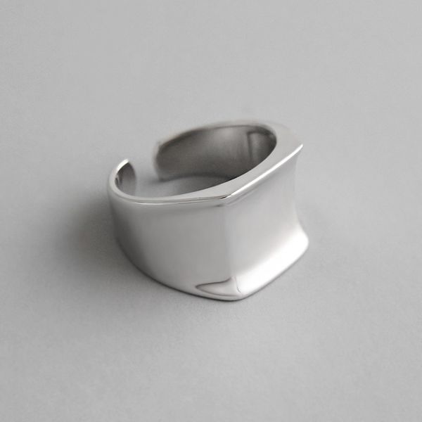 authentic s925 sterling silver fine jewelry personality smooth glossy geometric square long wider rings band adjust tlj598, Golden;silver
authentic s925 sterling silver fine jewelry personality smooth glossy geometric square long wider rings band adjust tlj598, Golden;silver
