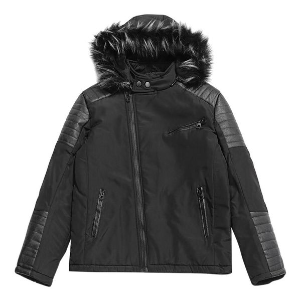 толстовка из искусственного меха на молнии лоскутная куртка пальто, Black
толстовка из искусственного меха на молнии лоскутная куртка пальто, Black