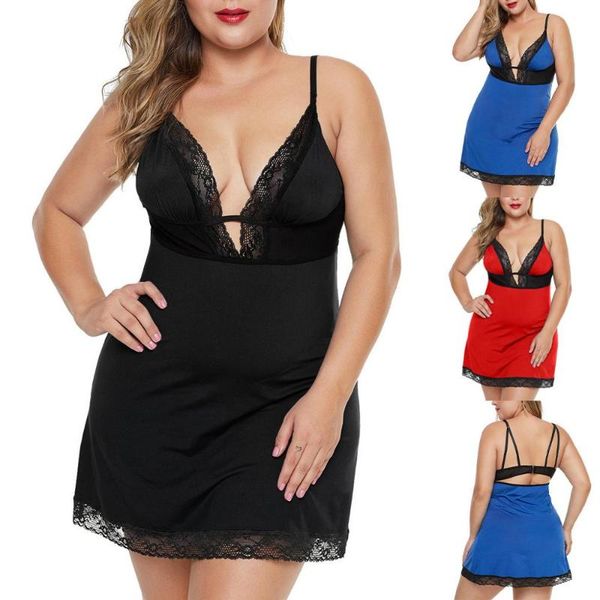 2020 new fashion women plue size lace lingerie nightdress skirt camisole underwear seamless wire solid s-3xl, Black;red
2020 new fashion women plue size lace lingerie nightdress skirt camisole underwear seamless wire solid s-3xl, Black;red