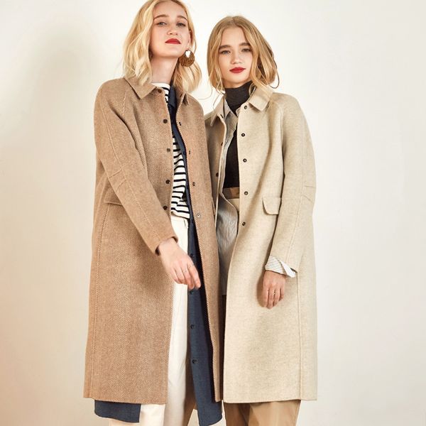 women s winter coat beige camel double sided wool cashmere outwear 2019 autumn plus size ladies fashion overcoats ship, Black
women s winter coat beige camel double sided wool cashmere outwear 2019 autumn plus size ladies fashion overcoats ship, Black