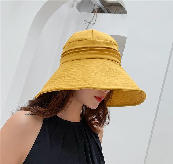 2020 korean version of summer fresh sun hat personality big along the wrinkle fisherman hat japanese style travel vacation beach cloth hat, Blue;gray
2020 korean version of summer fresh sun hat personality big along the wrinkle fisherman hat japanese style travel vacation beach cloth hat, Blue;gray