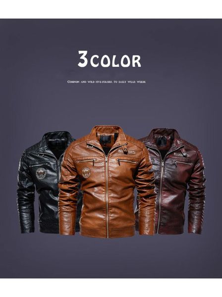 мужская кожаная куртка зимы высокого качества pu мотоцикла пальто способа кожаное пальто мужской бизнес повседневный шинель мужчины куртки м, Black
мужская кожаная куртка зимы высокого качества pu мотоцикла пальто способа кожаное пальто мужской бизнес повседневный шинель мужчины куртки м, Black