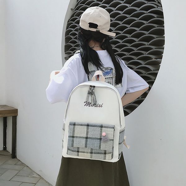 ins backpack women's canvas vintage sense girl's school bag junior high school high students simple mori series backpack
ins backpack women's canvas vintage sense girl's school bag junior high school high students simple mori series backpack