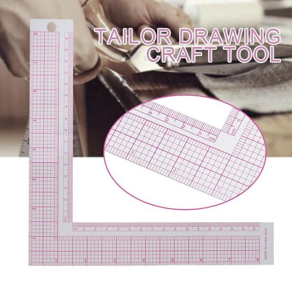 1pcs professional l-square shape clothing ruler cutting ruler built-in scale square sewing tools, Black
1pcs professional l-square shape clothing ruler cutting ruler built-in scale square sewing tools, Black