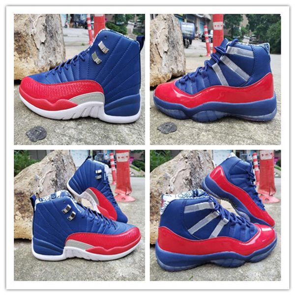 new 11s 12s mens basketball shoes jumpman champion blue red bullhead sports designer sneakers size 7-13, White;red
new 11s 12s mens basketball shoes jumpman champion blue red bullhead sports designer sneakers size 7-13, White;red
