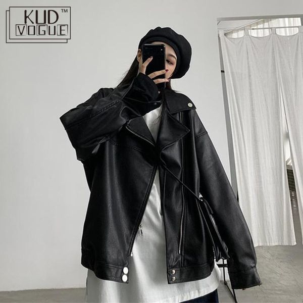 spring black faux pu leather oversize lapel zipper bomber jacket for women locomotive punk outerwear korean retro motor rockcoat, Black;brown
spring black faux pu leather oversize lapel zipper bomber jacket for women locomotive punk outerwear korean retro motor rockcoat, Black;brown